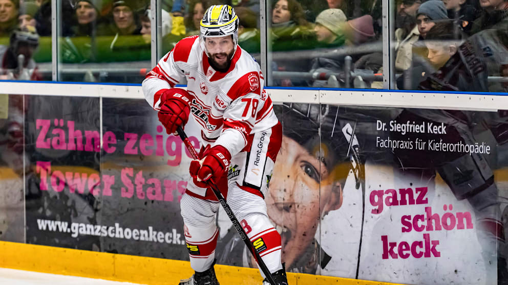 Kevin Orendorz (30) spielte letzte Saison in Bad Nauheim, trug auch dort die Rückennummer 78