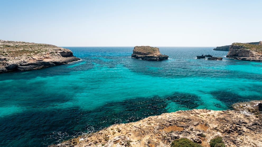 Blue Lagoon auf Comino Island, Malta