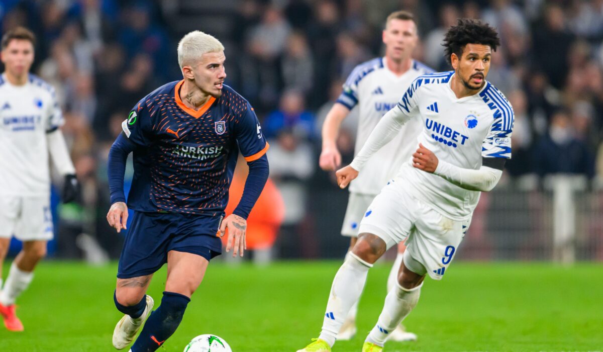 2 (IBA) - Berat Ozdemir. Europa Conference League: FC Kobenhavn vs Istanbul Basaksehir F.K. - 07.11.2024.Kobenhavn, Danmark. 7 November, 2024.U
