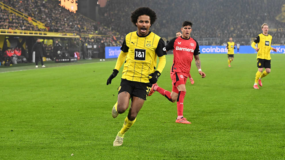 Karim Adeyemi bei Dortmunds Hinspiel-Niederlage gegen Leverkusen (2:3)