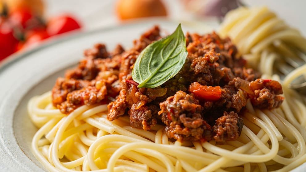 Spitzenreiter in den Kantinen: Spaghetti Bolognese landete erneut auf dem ersten Platz,