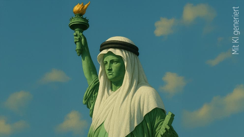 US-Präsident Donald Trump (78) wird in Katars Hauptstadt Doha von Staatsoberhaupt Scheich Tamin bin Hamad Al Thani (44) und dessen Ehefrau Scheicha Jawaher (40) empfangen