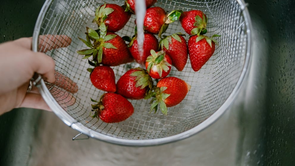 Erdbeeren erst kurz vor dem Verzehr waschen