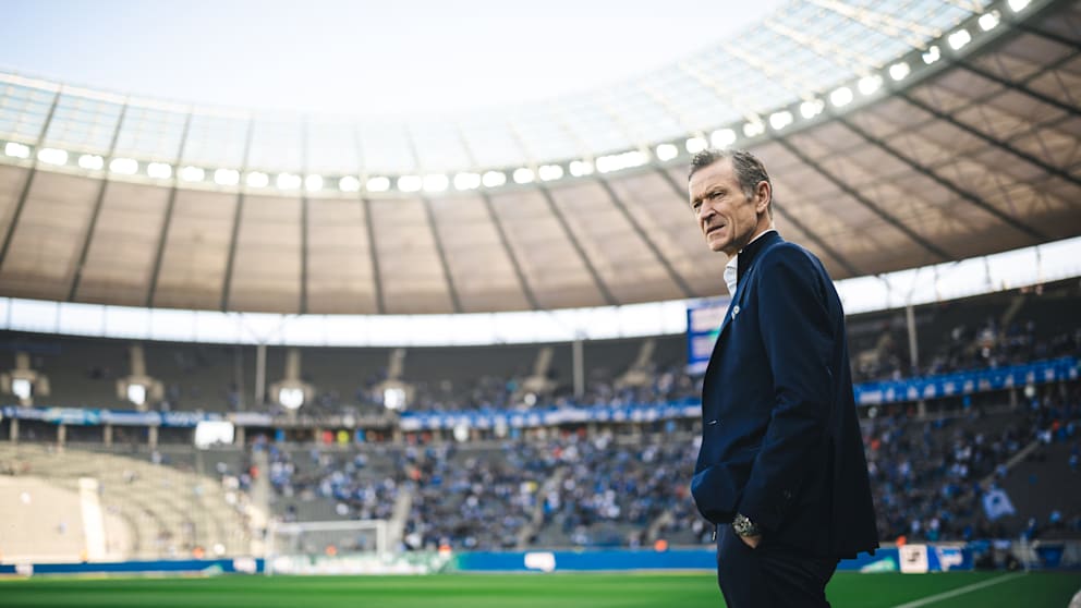 Hertha-Geschäftsführer Thomas Herrich (61) wird Sonntag im Berliner Olympiastadion verabschiedet