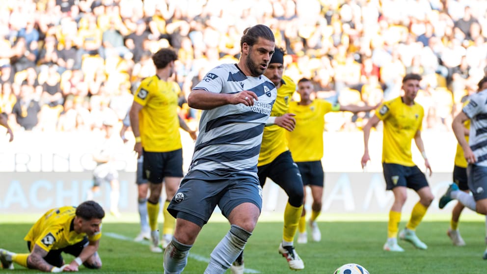 Auch im Trikot des FSV Zwickau traf Baumann regelmäßig