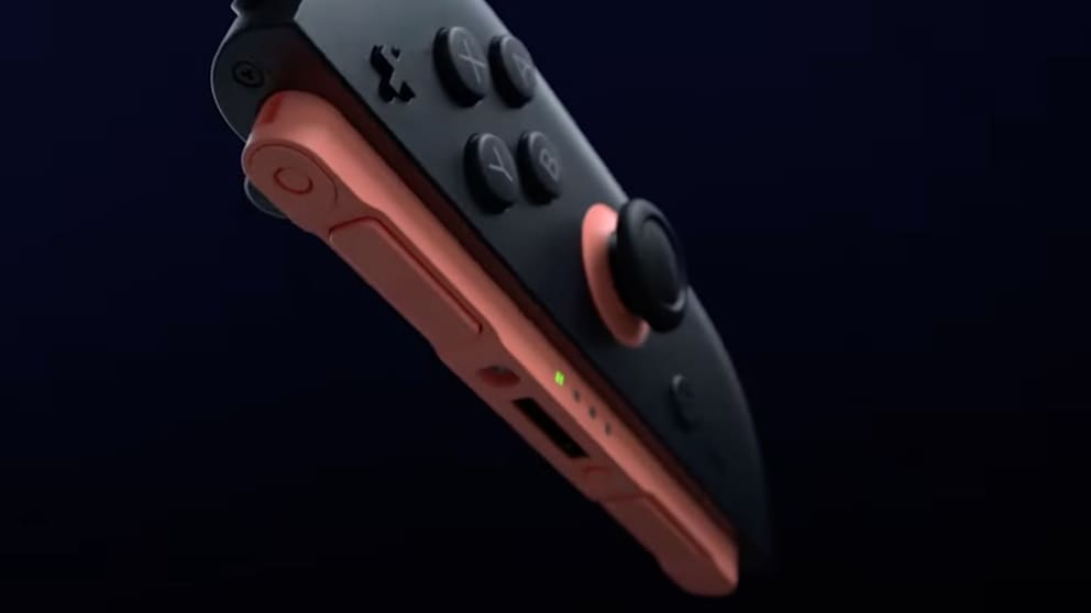 An der Unterseite der Joy Cons 2 befindet sich ein optischer Sensor, mit dem sie als Maus eingesetzt werden können