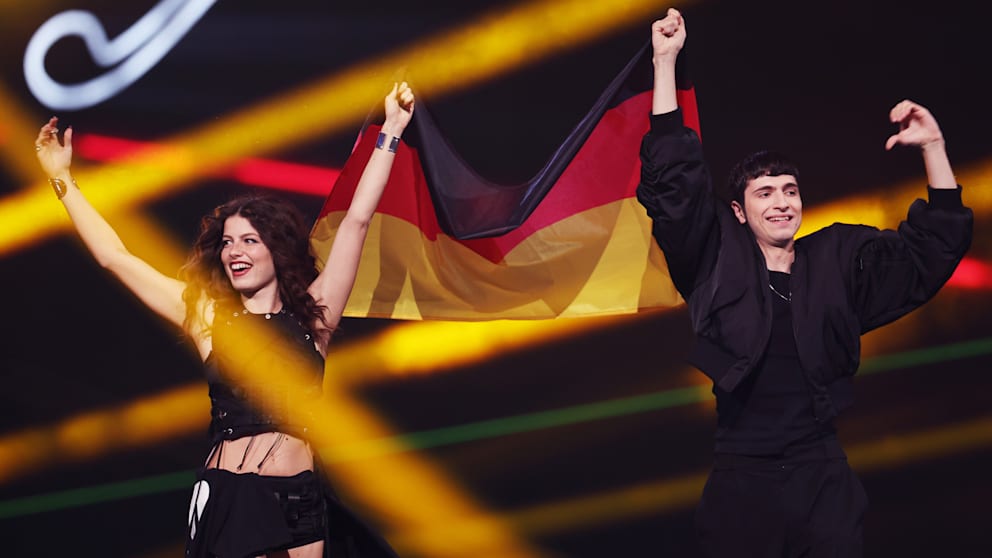 Abor (r. 26) und Tynna (24) treten für Deutschland mit ihrem „Baller“ in Basel an
