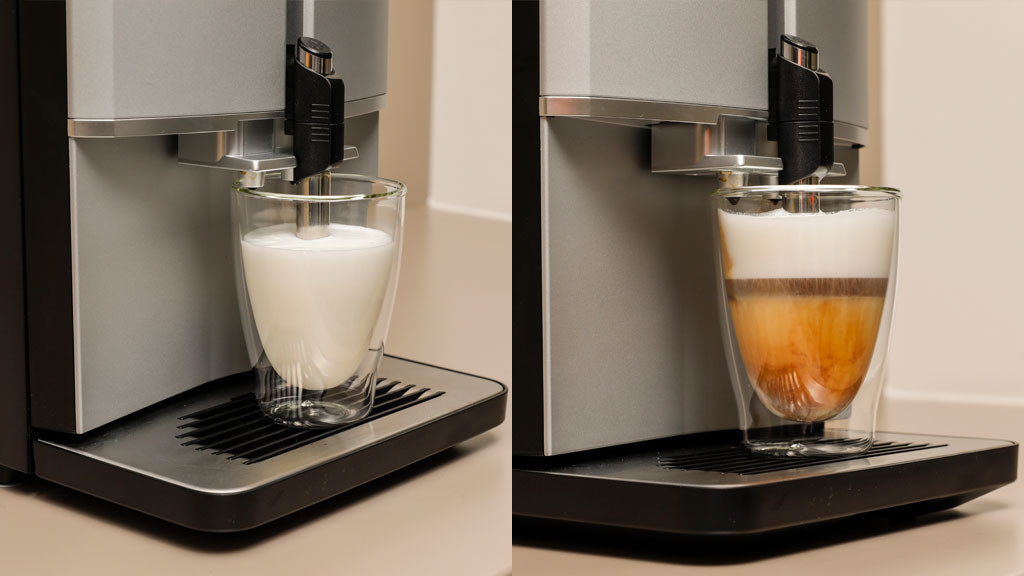 Bestenliste Kaffeevollautomaten bis 500 Euro: Siemens EQ 300 Milchsystem