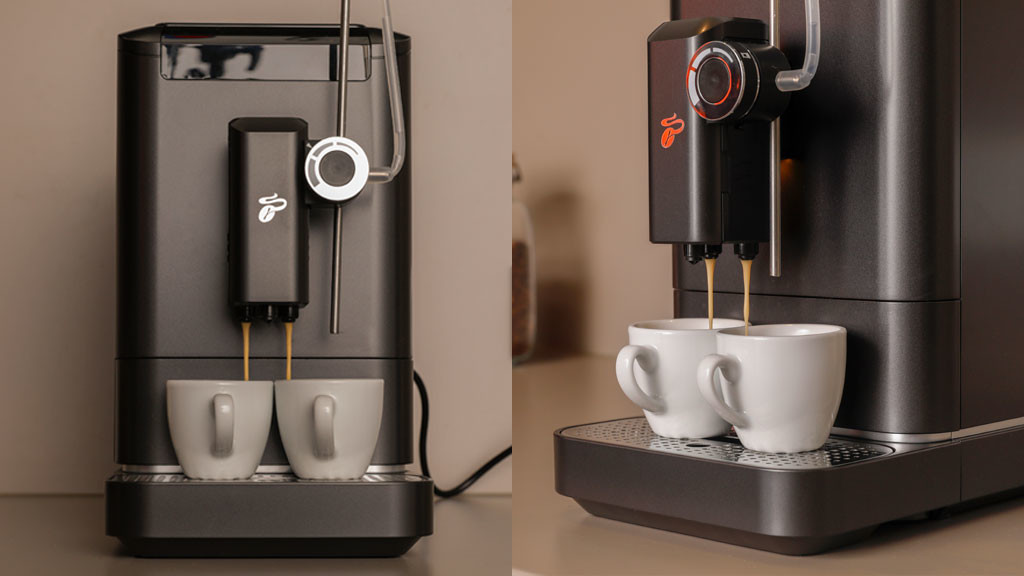 Bestenliste Kaffeevollautomaten bis 500 Euro: Tchibo Esperto 2 Milk Espressi-Zubereitung