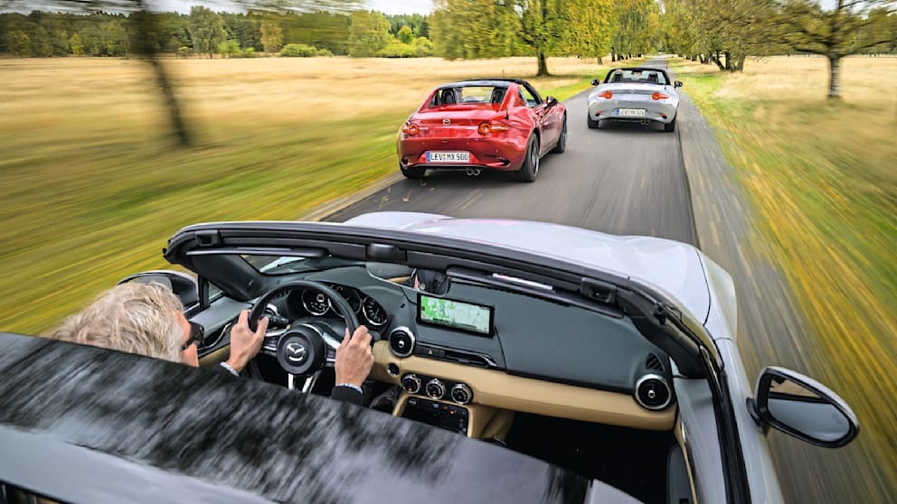 Es gibt sie noch, die quirligen Roadster. Der Mazda MX-5 ist einer der letzten seiner Art