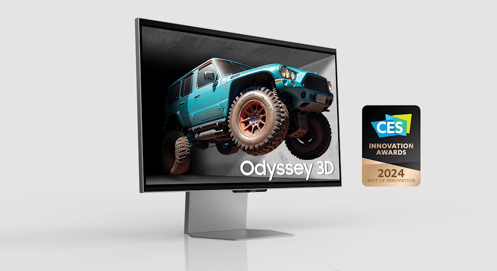 Der Odyssey 3D Monitor von Samsung soll 3-Bilder liefern, die man ganz ohne Spezialbrille genießen kann