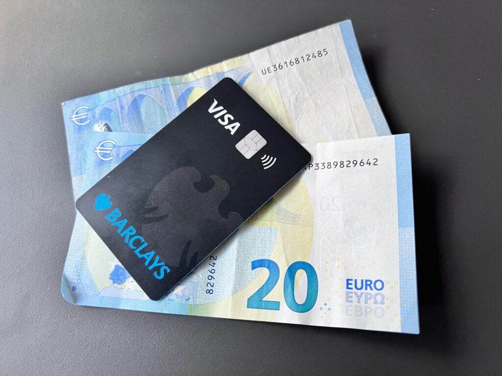 Barclays Kreditkarte Geld abheben