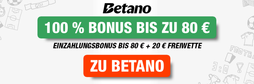 Betano Bonus für Sportwetten