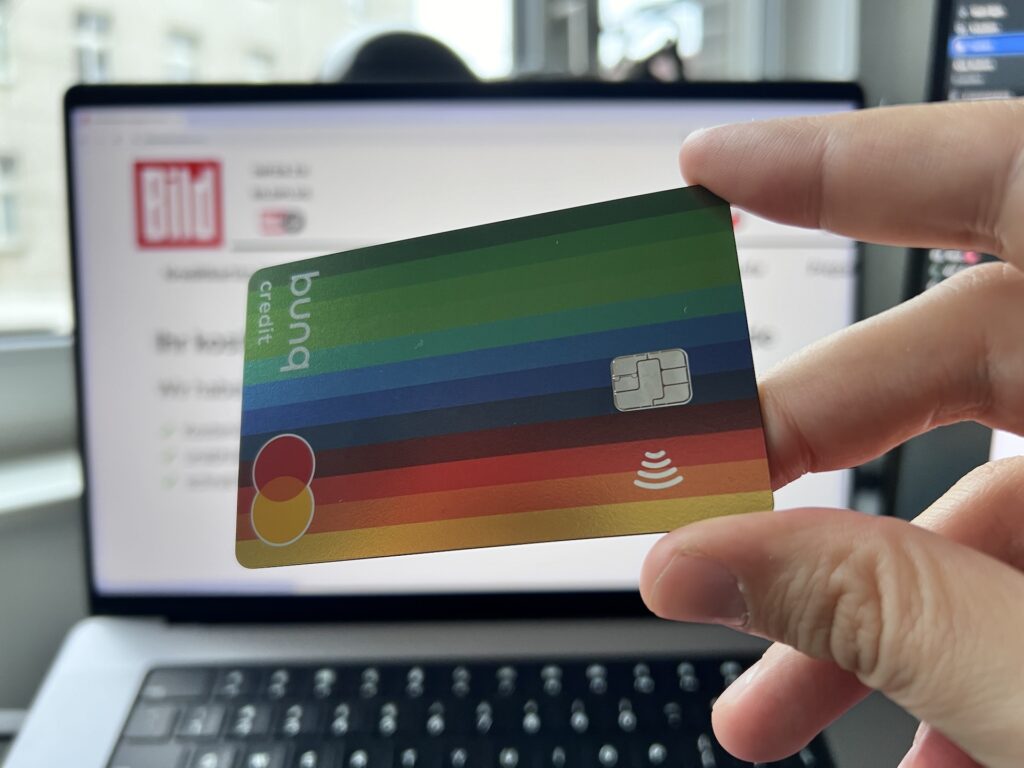 bunq Prepaid Kreditkarte Erfahrungen