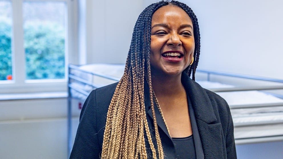 Aminata Toure (32) ist Ministerin für Soziales, Jugend, Familie, Senioren, Integration und Gleichstellung in Schleswig-Holstein