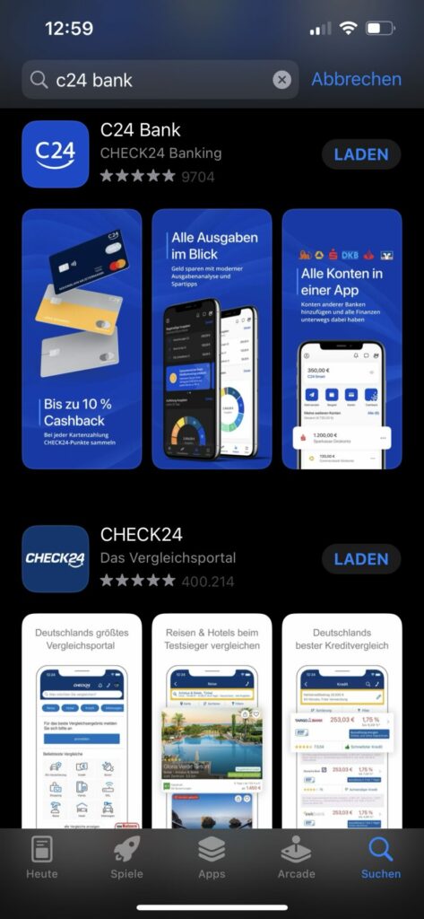 C24 Banking App