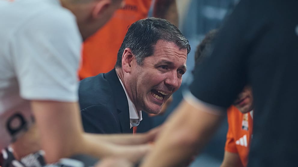Sauer auf die Schiris: Ulms Headcoach Ty Harrelson (44)