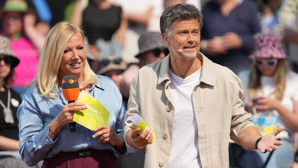 Andrea Kiewel mit Co-Moderator Wayne Carpendale (48)