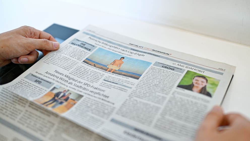 Das Amtsblatt ist sonst bekannt für offizielle Nachrichten der Parteien und Behörden