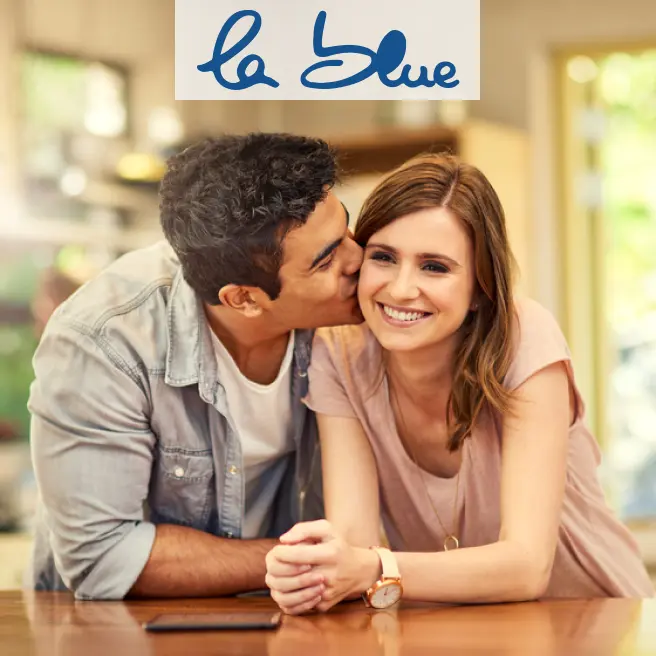 Startseite der Dating Plattform lablue