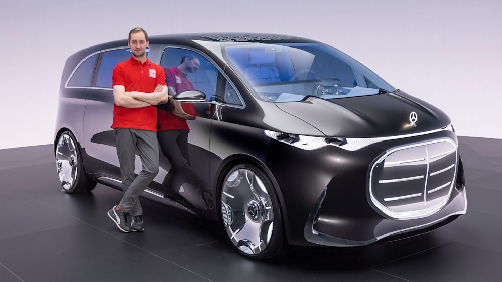 Mit der Studie Vision V gibt Mercedes einen Ausblick auf die nächste V-Klasse und den EQV