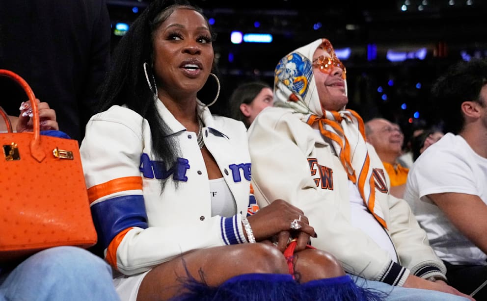 Die Rap-Stars Remy Ma (44) und Fat Joe (54) haben offensichtlich ihren Spaß im legendären Madison Square Garden
