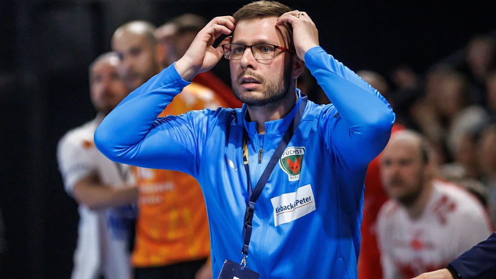 Jaron Siewert (31) sah engagierte Füchse im Spiel gegen ThSV Eisenach, war aber mit dem Angriff unzufrieden