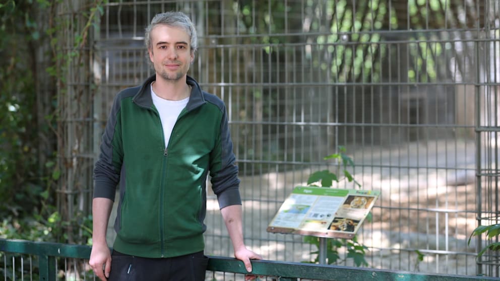 Ist seit zwei Jahren Chef des Tierparks Nadermann: Christoph Nadermann (35)