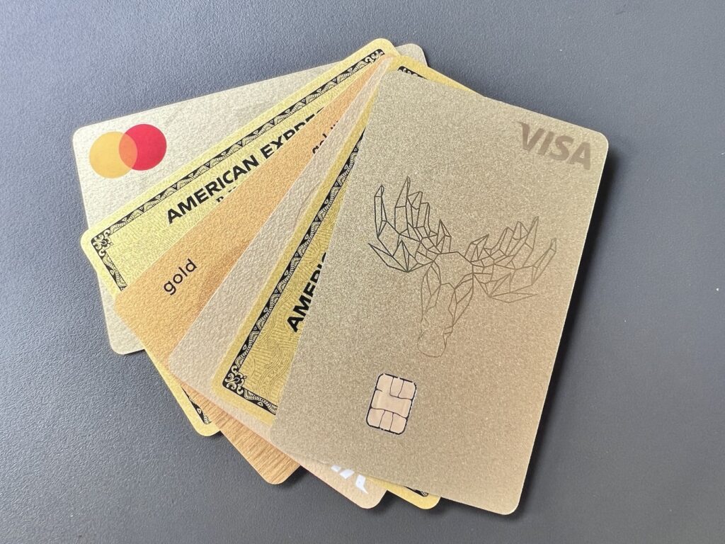 Goldene Visa, Mastercard und Amex