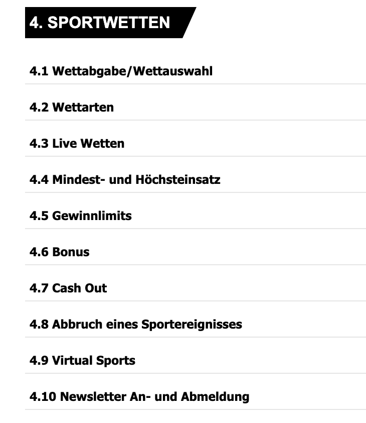 Interwetten FAQ