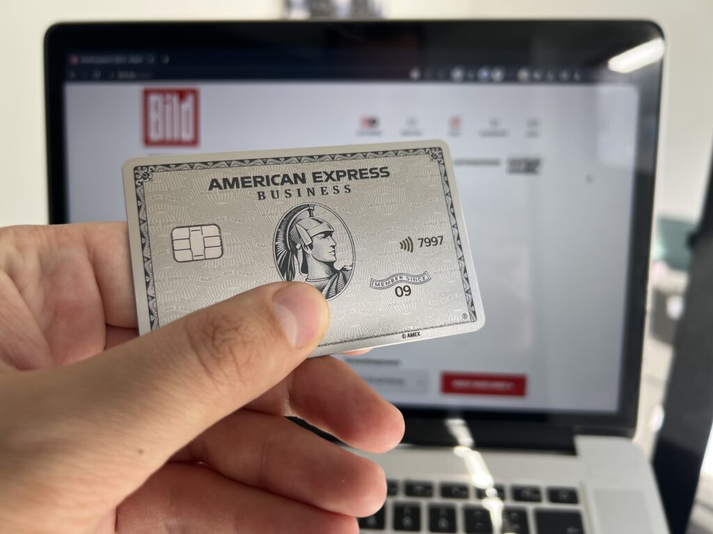 Meine American Express Business Platinum Kreditkarte