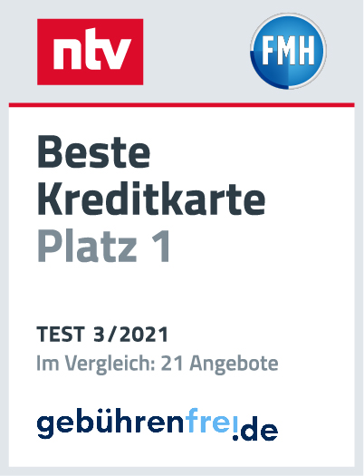 ntv beste Kreditkarte Gebührenfrei Mastercard Gold Auszeichnung
