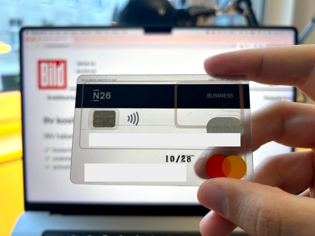 N26 Business Konto inkl. Kreditkarte