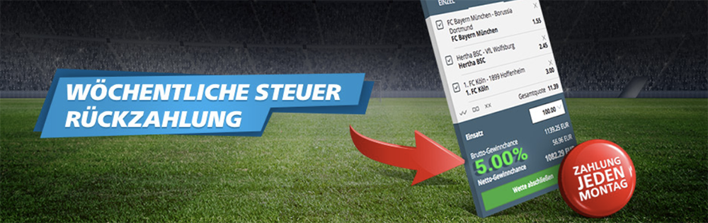 sportingbet wettsteuer
