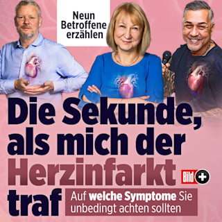 Neun Patienten erzählen: Die Sekunde, als uns der Herzinfarkt traf 
