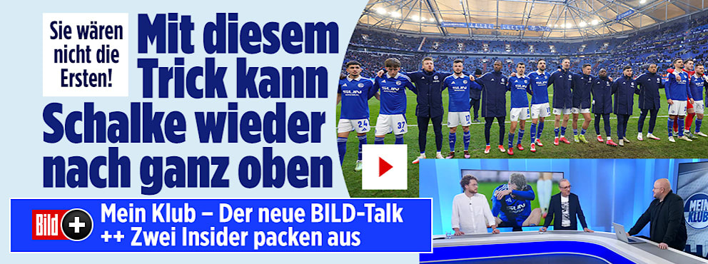 Sie wären nicht die Ersten! : Mit diesem Trick kann Schalke wieder nach ganz oben