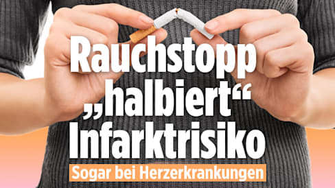 Bei Herzerkrankung: Weniger Infarkte durch Rauchstopp