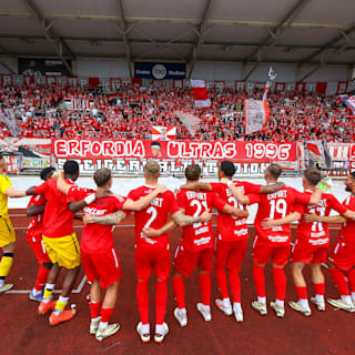 Mehr als 100.000 Zuschauer: Rot-Weiß Erfurt knackt Fan-Rekord