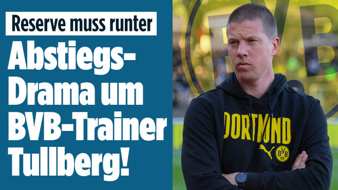 3. Liga: Abstiegs-Drama um BVB-Trainer Mike Tullberg!