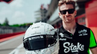 Formel 1: Hülkenberg happy über neuen Helm, Leclerc motzt