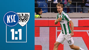 Sprung auf Platz 1 verpasst: Last-Minute-Kracher schockt KSC!