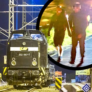 Berliner klettern auf Zug und legen Bahnverkehr lahm