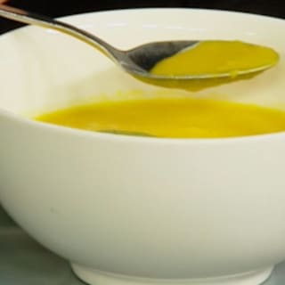 Für einen warmen Magen: Kürbis-Ingwer-Suppe