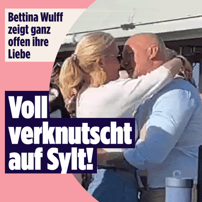 Bettina Wulff knutscht auf Sylt: So offen zeigt sie ihre neue Liebe