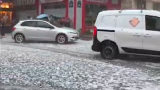 Wetterchaos in Frankreich: Hagel legt Paris lahm