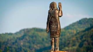 Bronze-Abbild der Trump-Gattin: Melania-Statue abgesägt und gestohlen