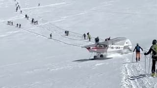 Flugzeug rast durch Wanderer-Gruppe im Schnee: Todesangst in den Alpen