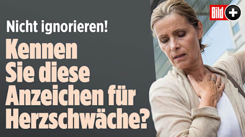 Herzschwäche: Symptome wie Atemnot werden zu häufig ignoriert