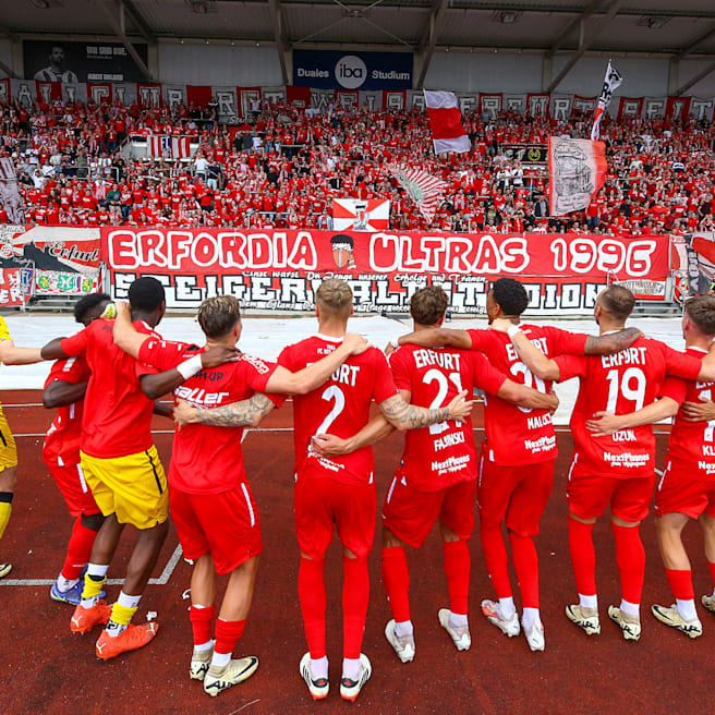 Mehr als 100.000 Zuschauer: Rot-Weiß Erfurt knackt Fan-Rekord