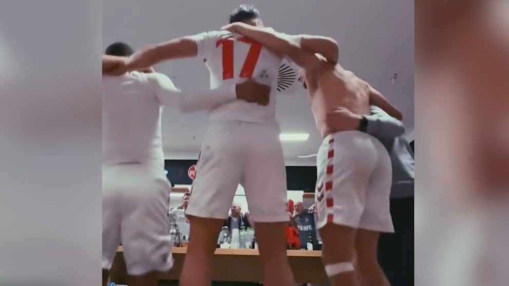 Nach Last-Minute-Sieg: Emotionaler Moment in Köln-Kabine